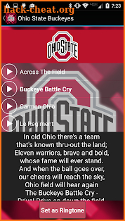 Ohio State Ringtones Official screenshot
