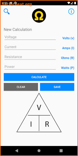 Ohms Law Calculator Pro screenshot