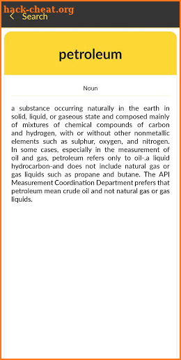 Oil & Gas Dictionary screenshot