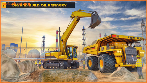 Oil Refinery Simulator - Construction Excavator screenshot