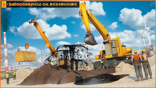 Oil Refinery Simulator - Construction Excavator screenshot