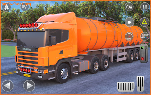 Oil Tanker Euro Truck Games 3D screenshot