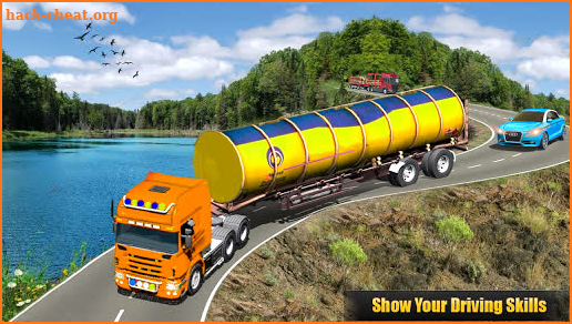 Oil Tanker Offroad Cargo Truck Transport Drive 3D screenshot