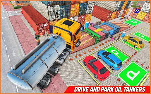 Oil Tanker Truck Parking Games – City Parking game screenshot