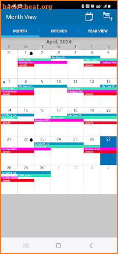 Oilfield Calendar screenshot