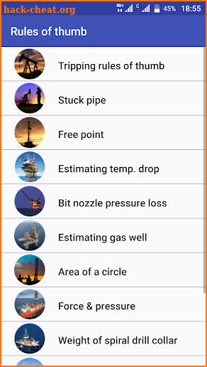 OilField Formulas screenshot