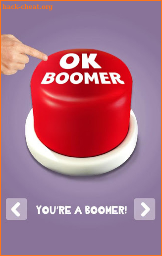 Ok Boomer Meme Button screenshot