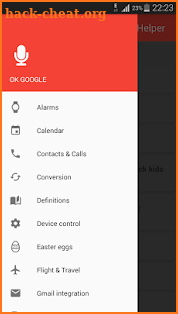 OK Google Commands (Helper) screenshot