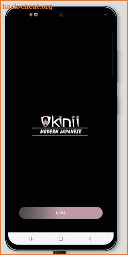Okinii Modern Japanese screenshot