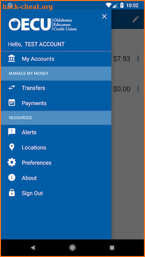 Oklahoma Educators CU Mobile Banking screenshot