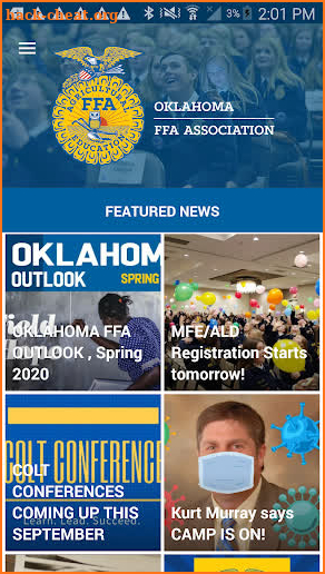Oklahoma FFA Association screenshot