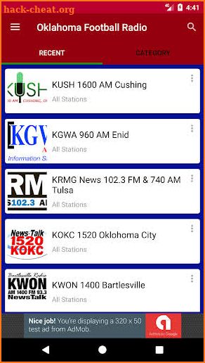 Oklahoma Football Radio screenshot