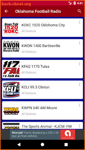 Oklahoma Football Radio screenshot