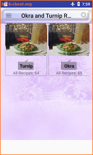 Okra and Turnip Recipe screenshot