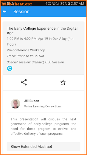 OLC Conferences screenshot