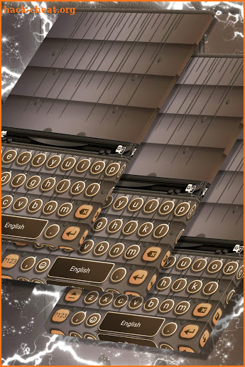 Old Grey Keyboard Theme screenshot