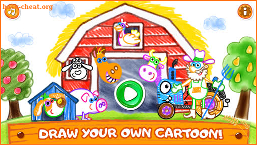 Old Macdonald had a farm 🚜 Drawing games for kids screenshot
