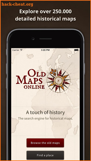 Old Maps: A touch of history screenshot