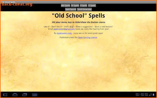 Old School Spells Pro screenshot