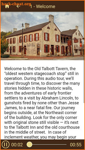 Old Talbott Tavern screenshot