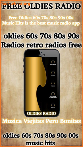 Oldies 60s 70s 80s 90s - oldies radio 500 stations screenshot