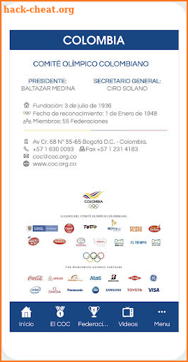 OlímpicoCOL screenshot