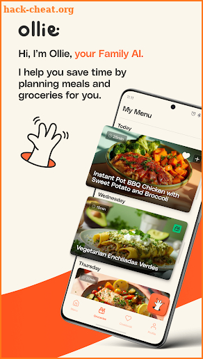 Ollie: Family AI for Meals screenshot