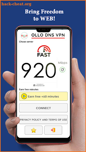 OLLO DNS VPN - Dns Changer screenshot