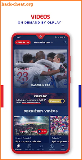 OLPLAY - Olympique Lyonnais screenshot