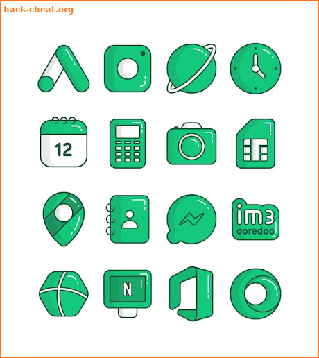 Olympia Green - icon pack screenshot