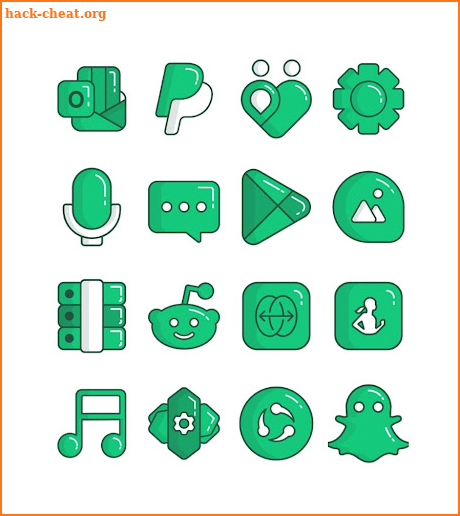 Olympia Green - icon pack screenshot
