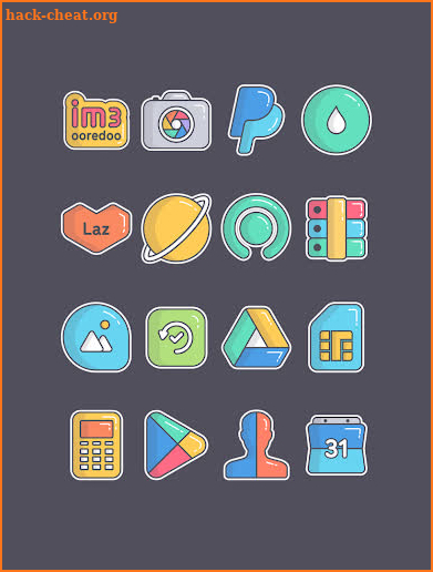 Olympia Sticker - Icon Pack screenshot