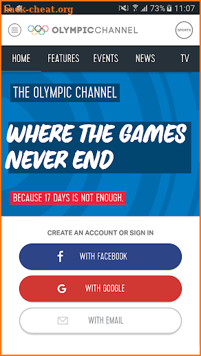 Olympic Channel screenshot