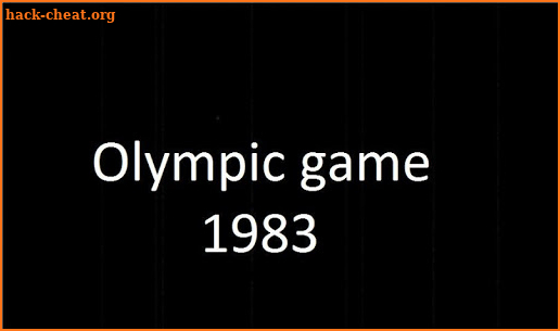 Olympic Game 1983 screenshot