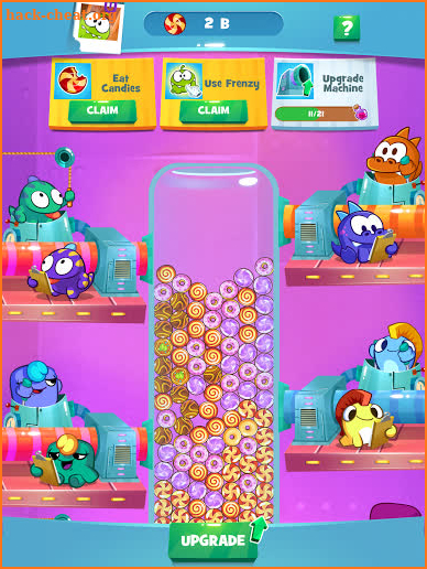 Om Nom Idle Candy Factory screenshot