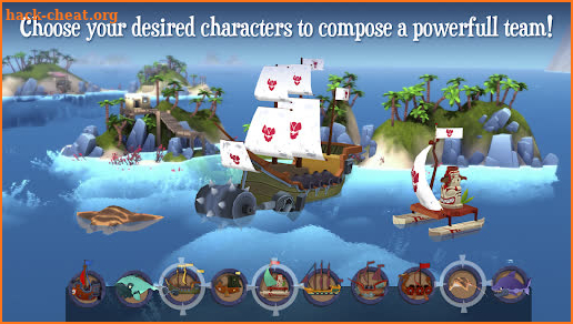 Om Nom Pirates Tactics screenshot