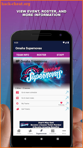 Omaha Supernovas screenshot
