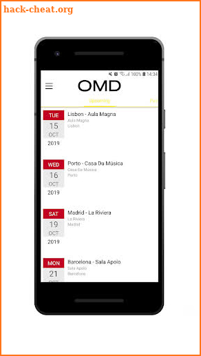 OMD Access All Areas screenshot