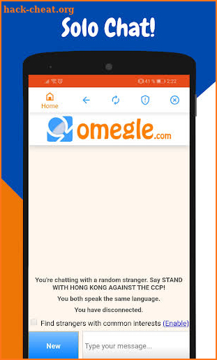 Omegle Mobile screenshot