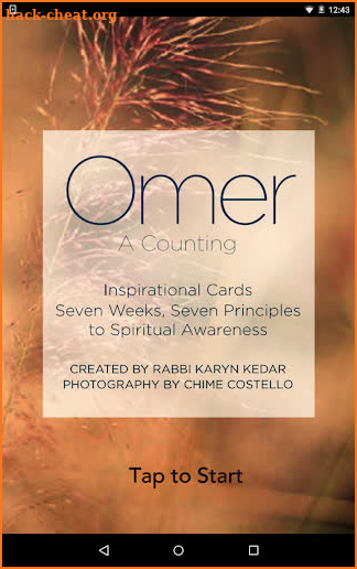 Omer: A Counting screenshot