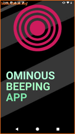 Ominous Beeping App - Rick and screenshot