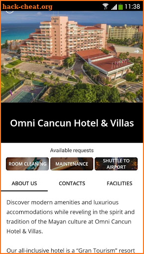 Omni Cancún Hotel & Villas screenshot