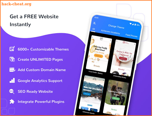 Omni Websites: Free Website Builder & Online Store screenshot