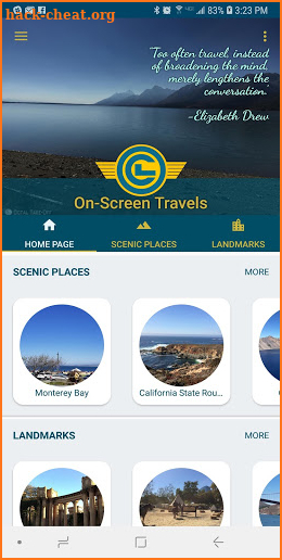 On-Screen Travels screenshot