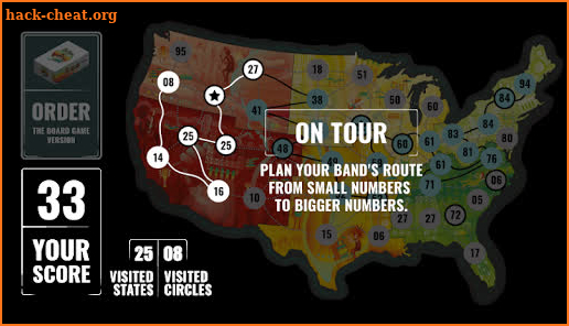 On Tour Board Game screenshot