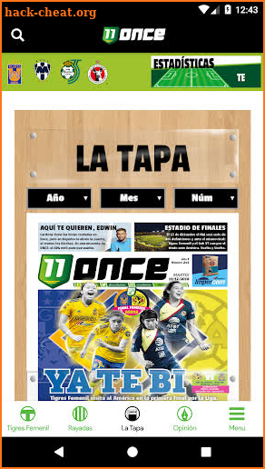 Once Diario screenshot