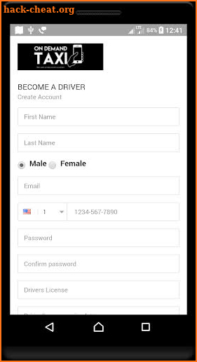 Ondemandtaxi Driver screenshot