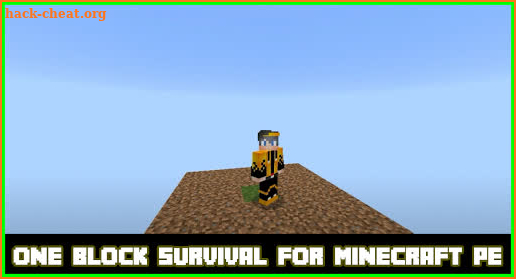 one block survival😱 for Minecraft PE ♥♥ screenshot