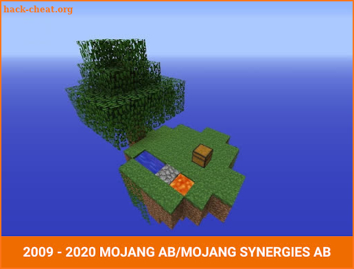 One block survival Minecraft maps. Map for MCPE screenshot