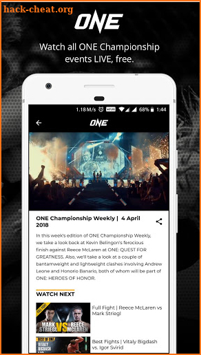 ONE Championship screenshot